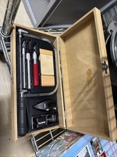 Vintage X-Acto Knife Set in Wooden Box Precision Cutting Kit w/Blades & Handles picture