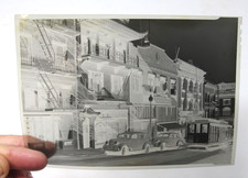1940s San Francisco Chinatown Large Format Negative Cable Car 4.5
