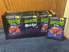 Vintage 90s Kool-Aid Ghoul-Aid Scary BlackBerry Individual Drink Mix NOS picture