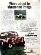 1978 International Harvester Scout Print Ad Shatter Image picture