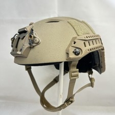Large Ops-Core FAST Bump Helmet Urban Tan Climbing Skiing Rafting Gentex Used picture