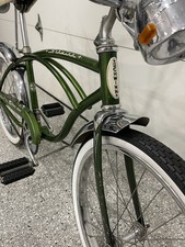 1968 SCHWINN STING-RAY Deluxe Campus Green S2 s7 Center Silverglow Original picture