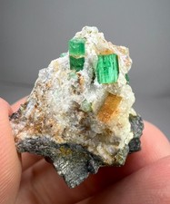 94 CT Emerald Crystals on matrix from Panjshir Afghanistan picture