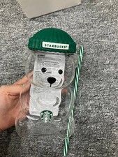 SALE Starbucks 2026 Bearista Bear Limited Edition Glass Cup Collectible New Box picture