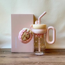 Starbucks China 2026 Summer Dessert Party Series 32oz Plastic Straw Cup w/ Charm picture