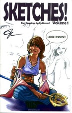 Sketches Fun Drawings by Ty Romsa #1 FN/VF 7.0 2005 Stock Image picture