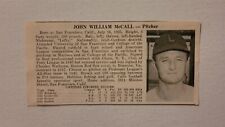 Robert Kellogg & Windy McCall 1950 Indianapolis Indians Panel picture