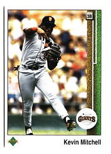 1989 Upper Deck Kevin Mitchell San Francisco Giants #163 picture