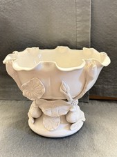 Vintage Chinese Lotus Blanc de Chine Bowl picture