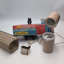 Vintage MCM, Marathon High Intensity Lamp, with box 1965/70 rare PINK picture