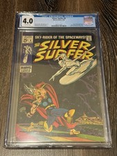 Marvel Comics Silver Surfer #4 (1969 Silver Age) Stan Lee/Buscema CGC 4.0 picture