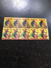 Original TARZAN 1960's Vari-Vue Lenticular 2 1/2 inches uncut strip picture