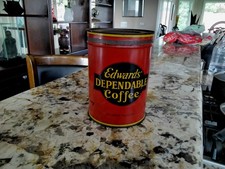 Vintage Edward's Dependable Coffee Can picture