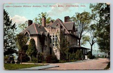 Columbia Tennessee Columbia Military Academy Prof Hardy Home 1909 Postcard P963 picture