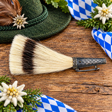 Vintage Gamsbart Hat Pin Oktoberfest Hat German Bavarian Folk Art Natural Hair picture
