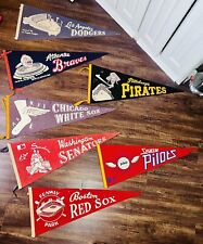 VINTAGE MLB FULL SIZE PENNANT’s Bundle will  Sell Seperately Message Me . picture