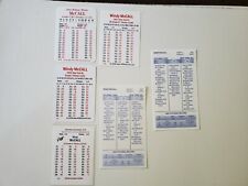 Windy McCall 1954 to 1957 APBA and Strat-O-Matic Card Lot of 6 Cards picture