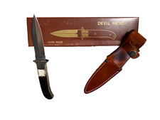 RARE Vintage-Taylor Cutlery- Devil Head Hand Made Knife picture