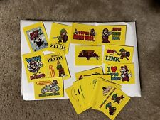 1989 Topps Nintendo Game Pack Trading Cards Full Set of 33 Vintage Cards picture