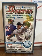 2002 Bowman Baseball Sealed Hobby HTA Jumbo Box w/ Exclusive Jersey Autos picture