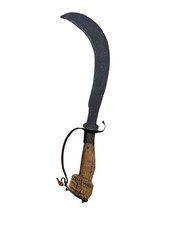 18C Antique Original South Curve Indian Kattti Dagger Period Collectible picture