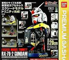 Bandai EXCEED MODEL TRINITY RX-78-2 Gundam Complete Set 3pcs Gashapon picture