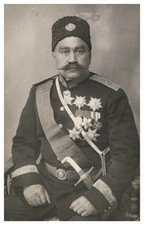 Portrait of Qajar elite, military, Tehran, Persia Late Qajar period, Persia.  picture