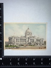 Little Rock, Arkansas State Capitol Building c1940s Vintage Postcard See Photos picture
