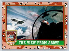 1991 Topps Desert Storm 1st Series The View From Above #81 picture
