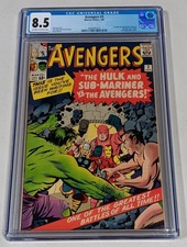 Avengers #3. Graded 8.5. Hulk and Namor team-up picture