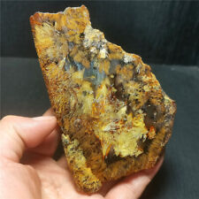 Rare 250G Natural Beautiful Golden Hair Rutilated Aagate Crystal Healing  R757 picture