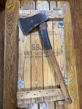 Plumb 5lb Rafting Axe Miners Construction Permabond Original Handle Hickory Vtg picture