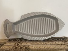 Wilton Armetal Gourmet Grill ware Cast Aluminum Fish Pan 19”x9”x1” picture