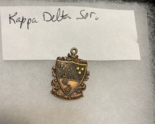 Vintage Kappa Delta Sorority Charm Fob 5.6g 1 1/8