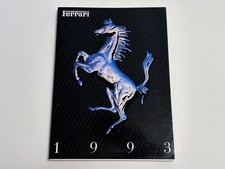 1993 FERRARI YEARBOOK - ORIGINAL FACTORY-PRODUCED ANNUAL - EXCELLENT CONDITION picture