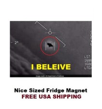 675 - UFO I Believe Sigh Fridge Refrigerator Magnet picture
