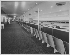 Photo:Huntington Long Island New York 1900s Century Bowling Alley Interior picture