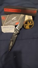 Microtech Socom Aluminum Frag Handles & S/E Black M390MK w/ Lynch NW Pocket Clip picture