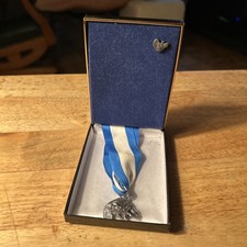 Silver Beaver Medal, 1980's, No sterling Mark with Box    GA2 picture