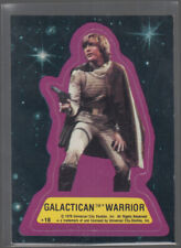 GALACTICAN WARRIOR 1978 Topps Battlestar Galactica Sticker #19 Insert Blank Back picture