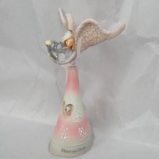 Enesco Peace by Piece Angel Figurine Gina Freehill Ornament 4 5/8in Peace & Hope picture