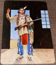 1956 F279-8 Quaker Pack-O-Ten Braves Of Indian Nations DULL KNIFE NM-MINT++ picture
