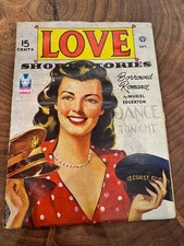 Vintage Love Short Stories Pulp Magazine Sept 1944 WWII Coast Guard Cover picture