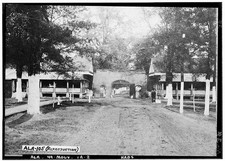 Photo:Mount Vernon Arsenal Mobile Alabama 1914 West Entrance Gate HABS picture