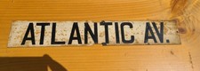 RARE VINTAGE NYC SUBWAY BMT MULTI SECTION CAR ATLANTIC AVE SIGN BROOKLYN NY 1936 picture