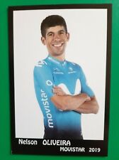 CYCLING cycling cards NELSON OLIVEIRA team MOVISTAR 2019 picture