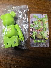 Medicom BE@RBRICK Series 49 BASIC R 100% Green Bearbrick Sealed w/ Card picture
