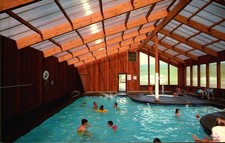 Vintage Postcard Indoor Swimming Pool At RV Resort At Cannon Beach  OR picture