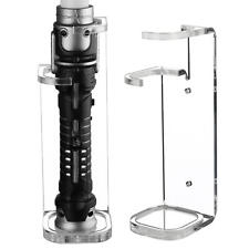Acrylic Lightsaber Stand Wall Mount Sword Weapon Display Holder Star Wars- Clear picture