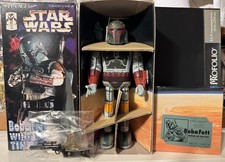 Star Wars Boba Fett Tin Toy Figure Japan Osaka Tinplate Toy 1998 Rare- Us Seller picture